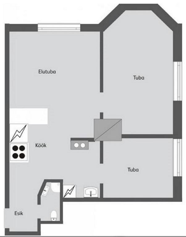 Sadama 11 Apartment Pärnu Rom bilde